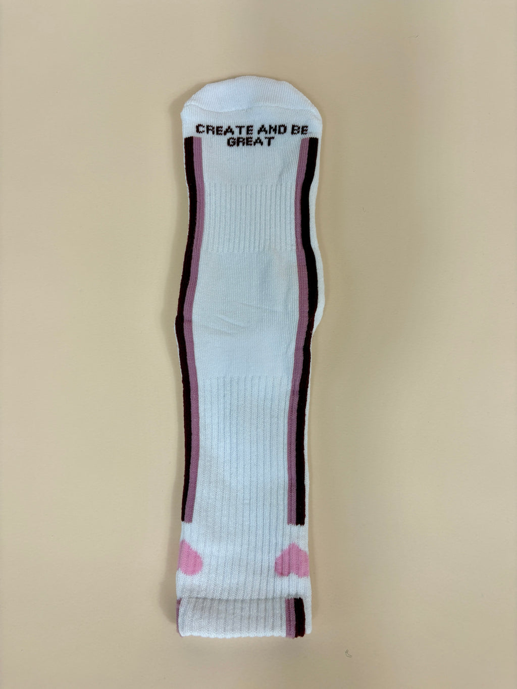 The Retro Heart Sock